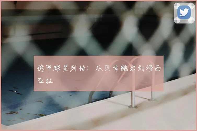 德甲球星列传：从贝肯鲍尔到穆西亚拉